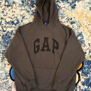 GAP Men's Dark Brown Hoodie